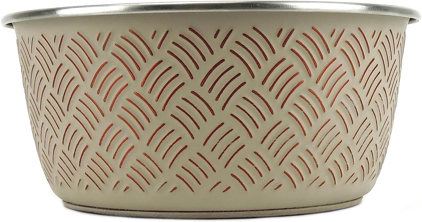 Premium Stainless Steel Dog Bowl - Weave