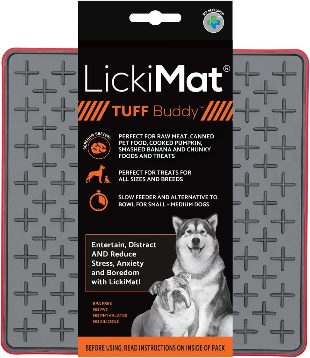 Lickimat Tuff Buddy - Red