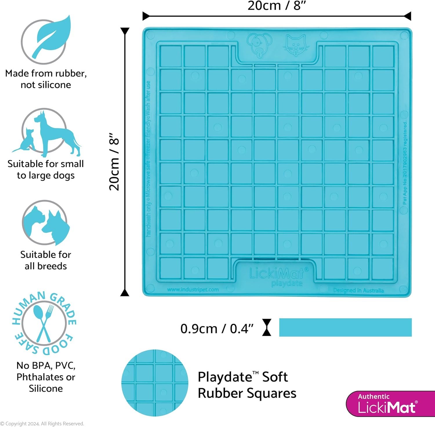 Lickimat Playdate - Turquoise