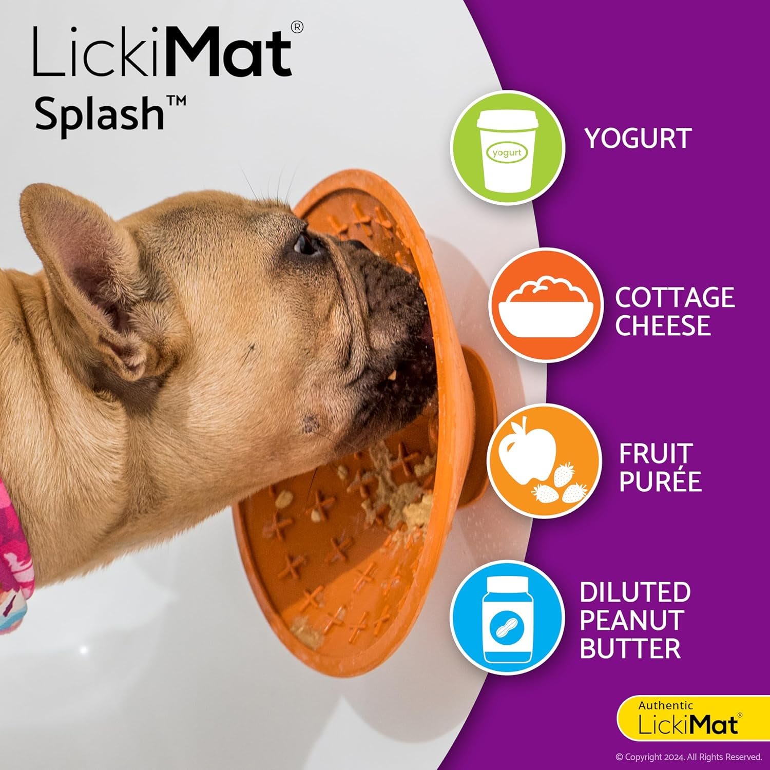 Lickimat Splash - Orange