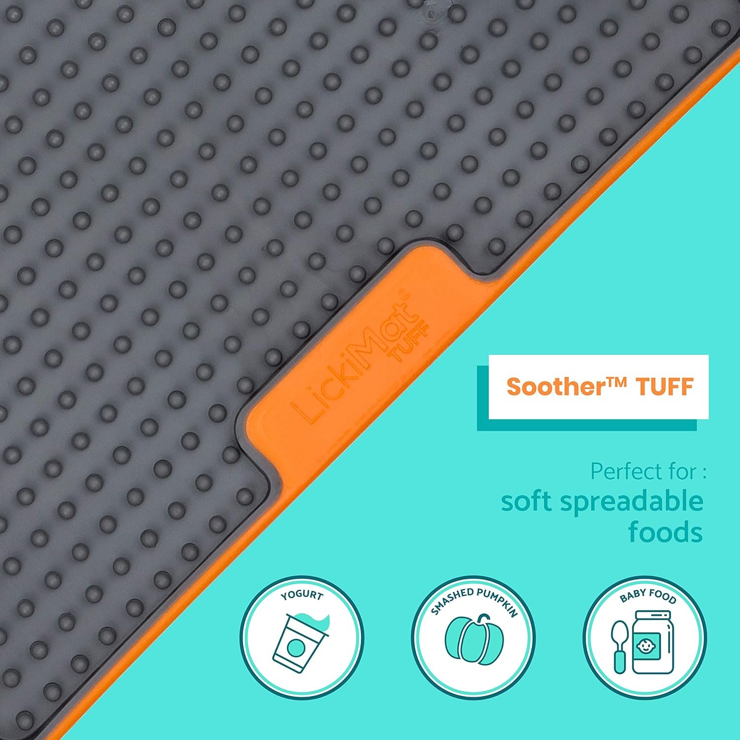 Lickimat Tuff Soother - Orange - Image 6