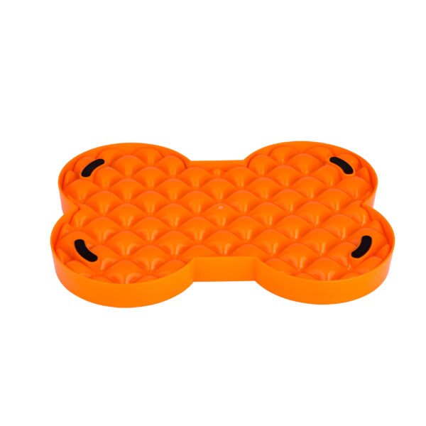 Slow Feeder Plate - Orange