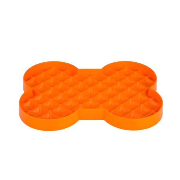 Slow Feeder Plate - Orange