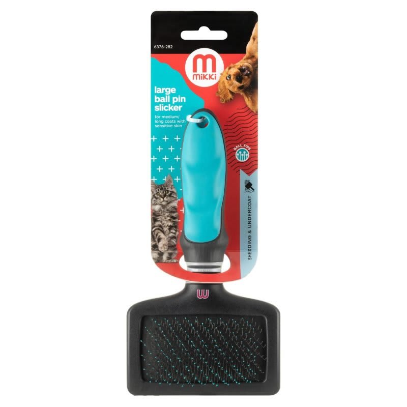 Ball Pin Slicker Brush - Mikki