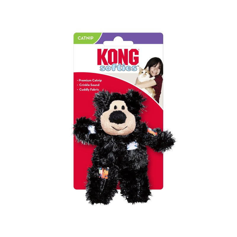 KONG Softies Patchwork Bear Assorted