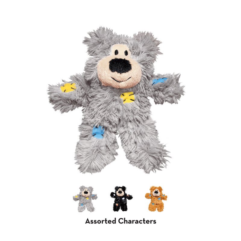 KONG Softies Patchwork Bear Assorted
