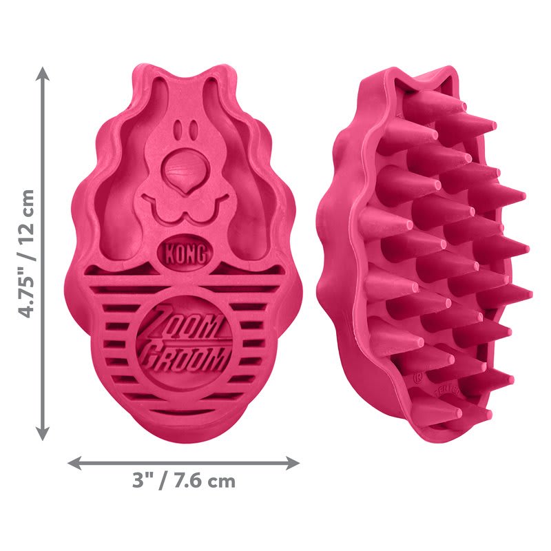 KONG ZoomGroom Raspberry