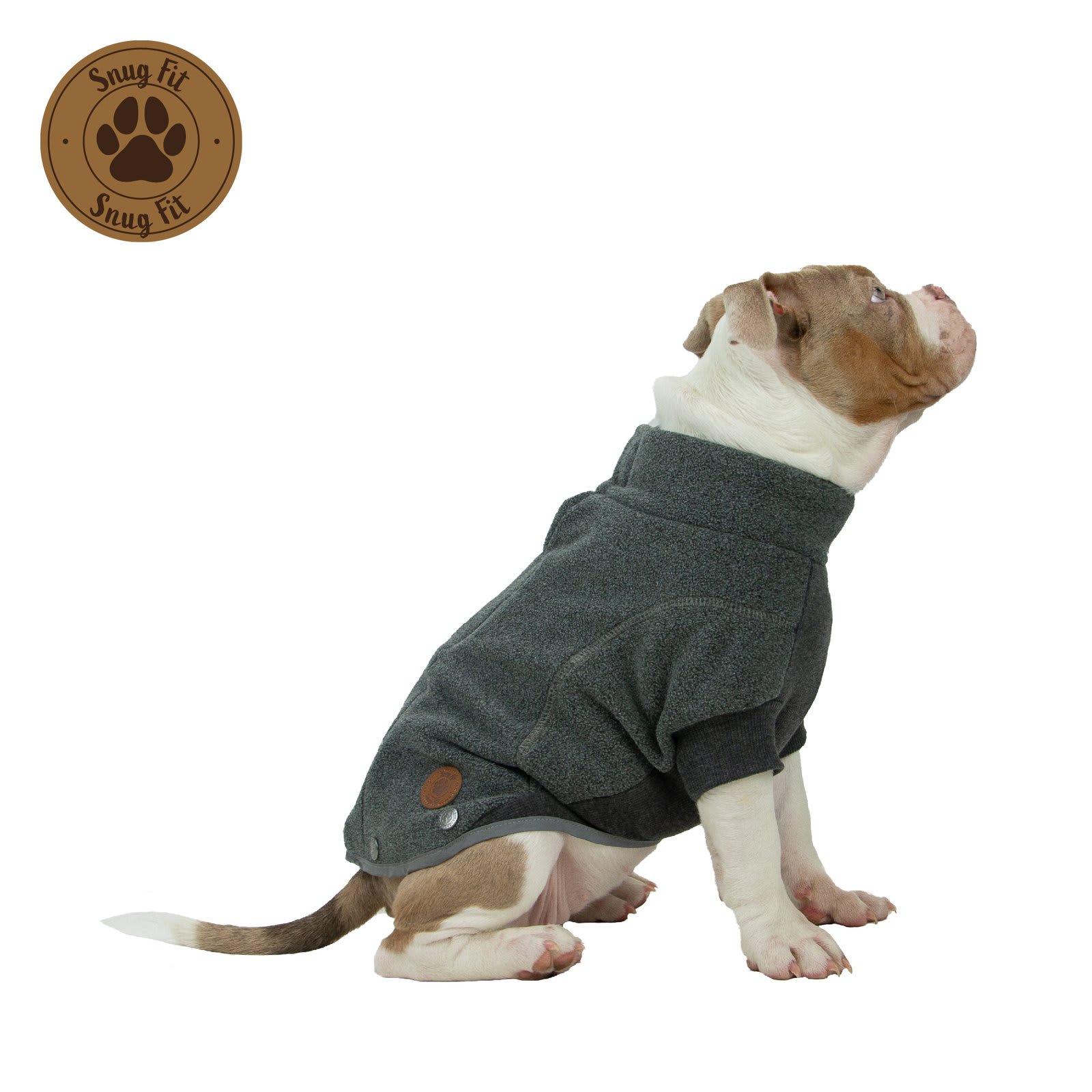 Fleece Dog Jumper - Grey