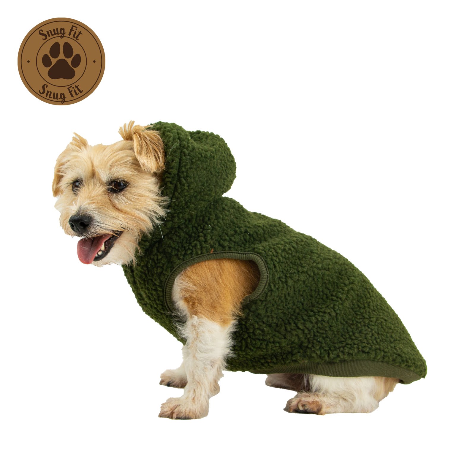 Dog Hoodie Jumper - Green
