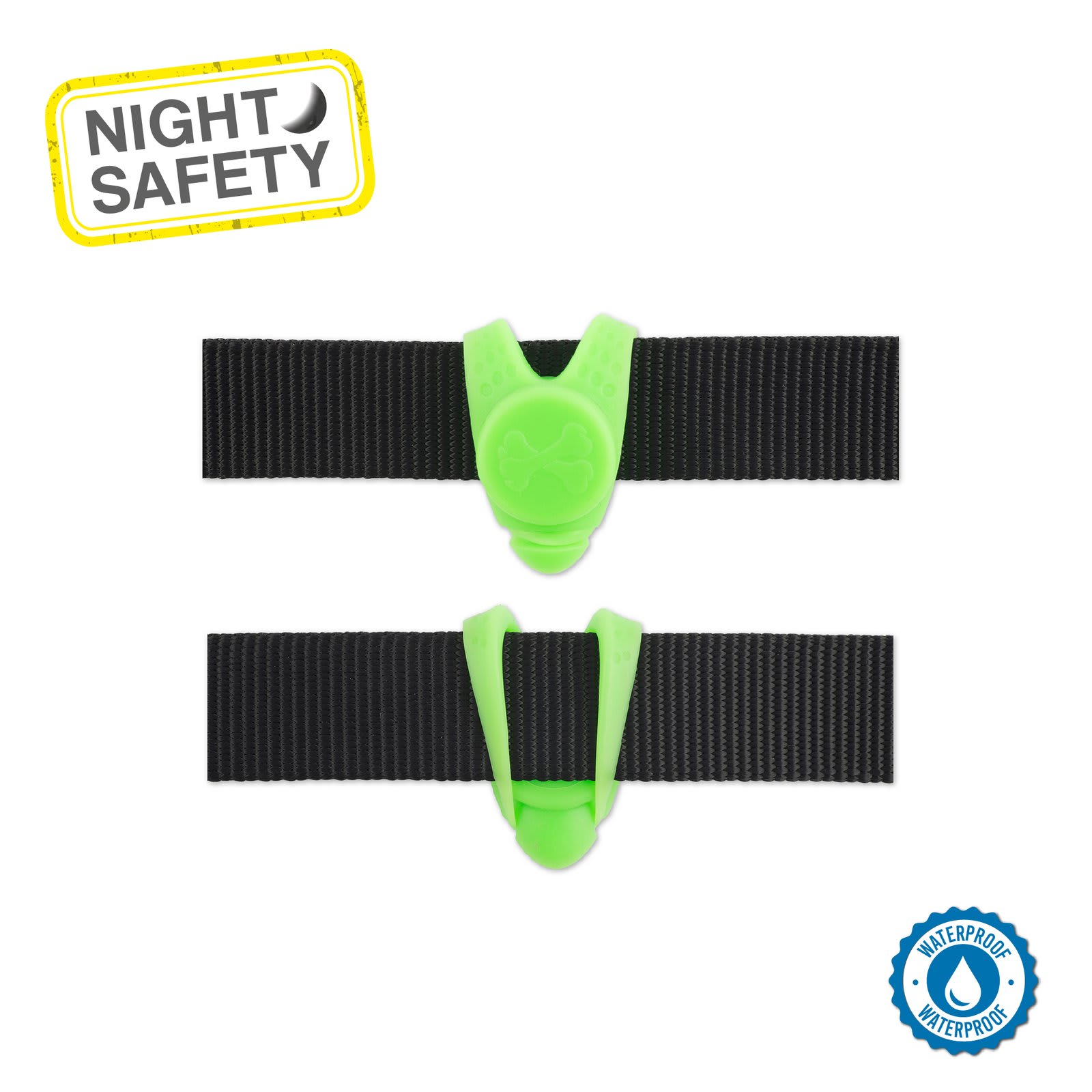 Dog Collar Light - Green Blinker