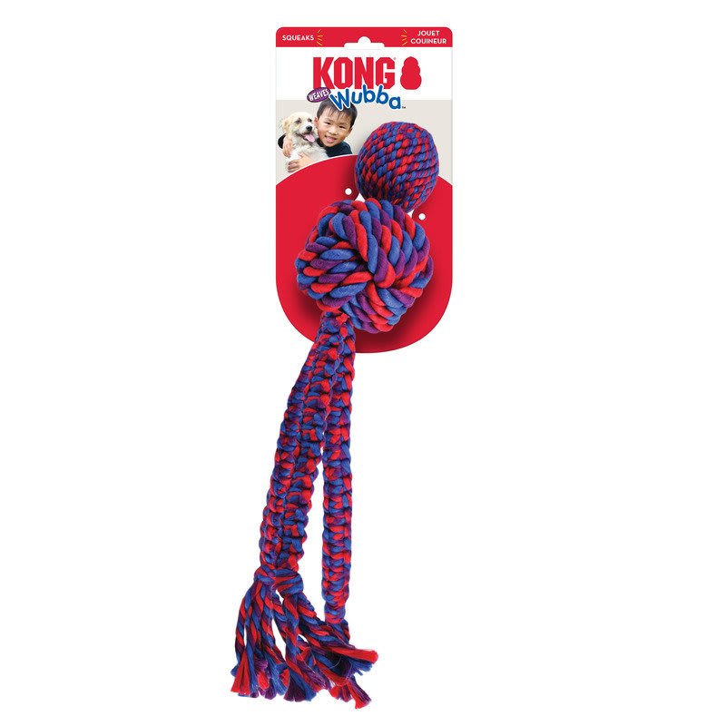 KONG Wubba Weaves w/Rope Assorted