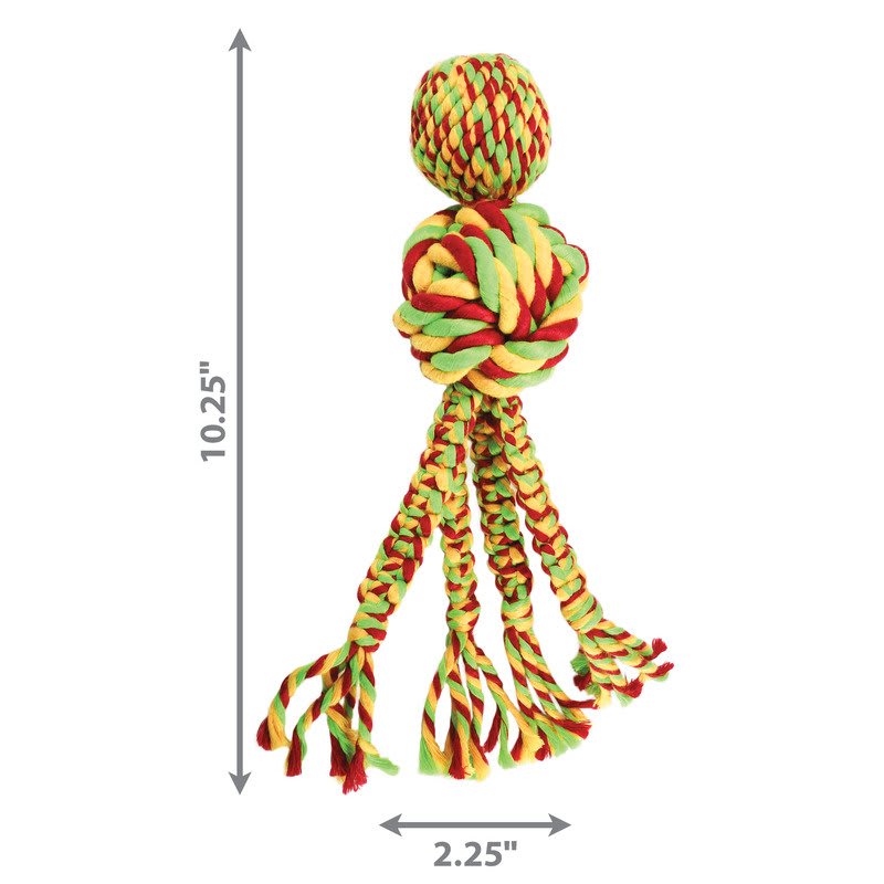 KONG Wubba Weaves w/Rope Assorted