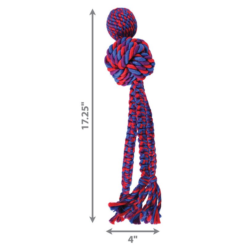 KONG Wubba Weaves w/Rope Assorted