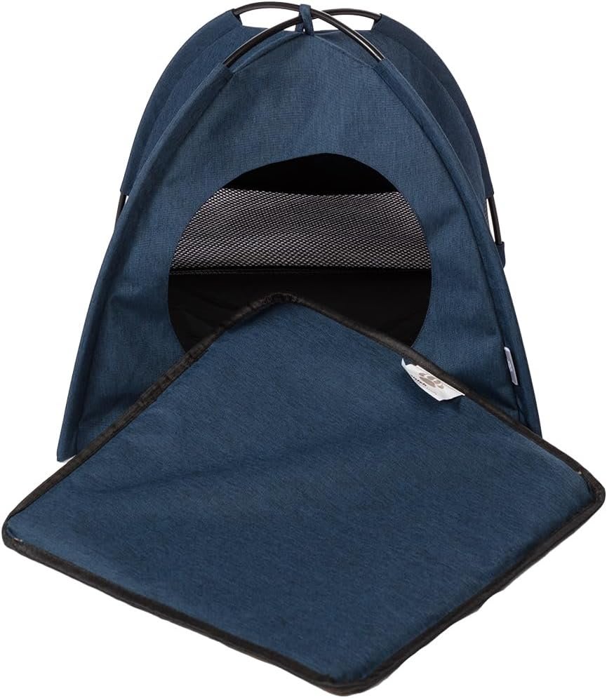 Cat Tent - Blue Denim