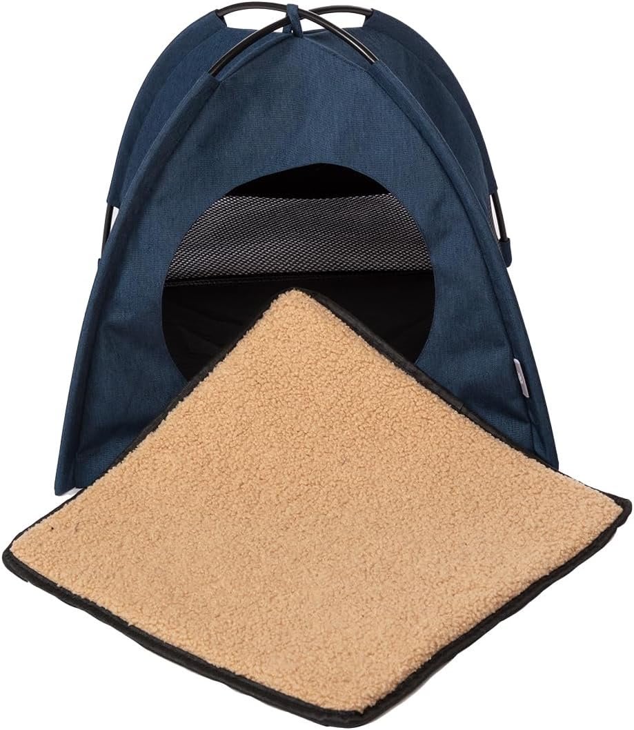 Cat Tent - Blue Denim