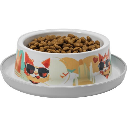 Cat Bowl - Indy & Louise