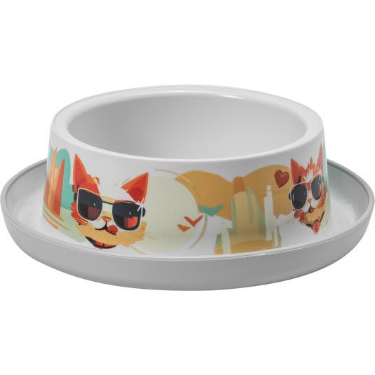 Cat Bowl - Indy & Louise