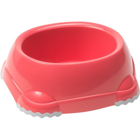 Smarty Dog Bowl - Spicy Coral Red