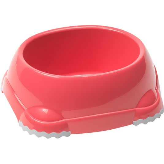 Smarty Dog Bowl - Spicy Coral Red