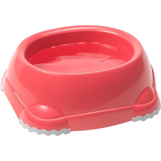 Smarty Dog Bowl - Spicy Coral Red