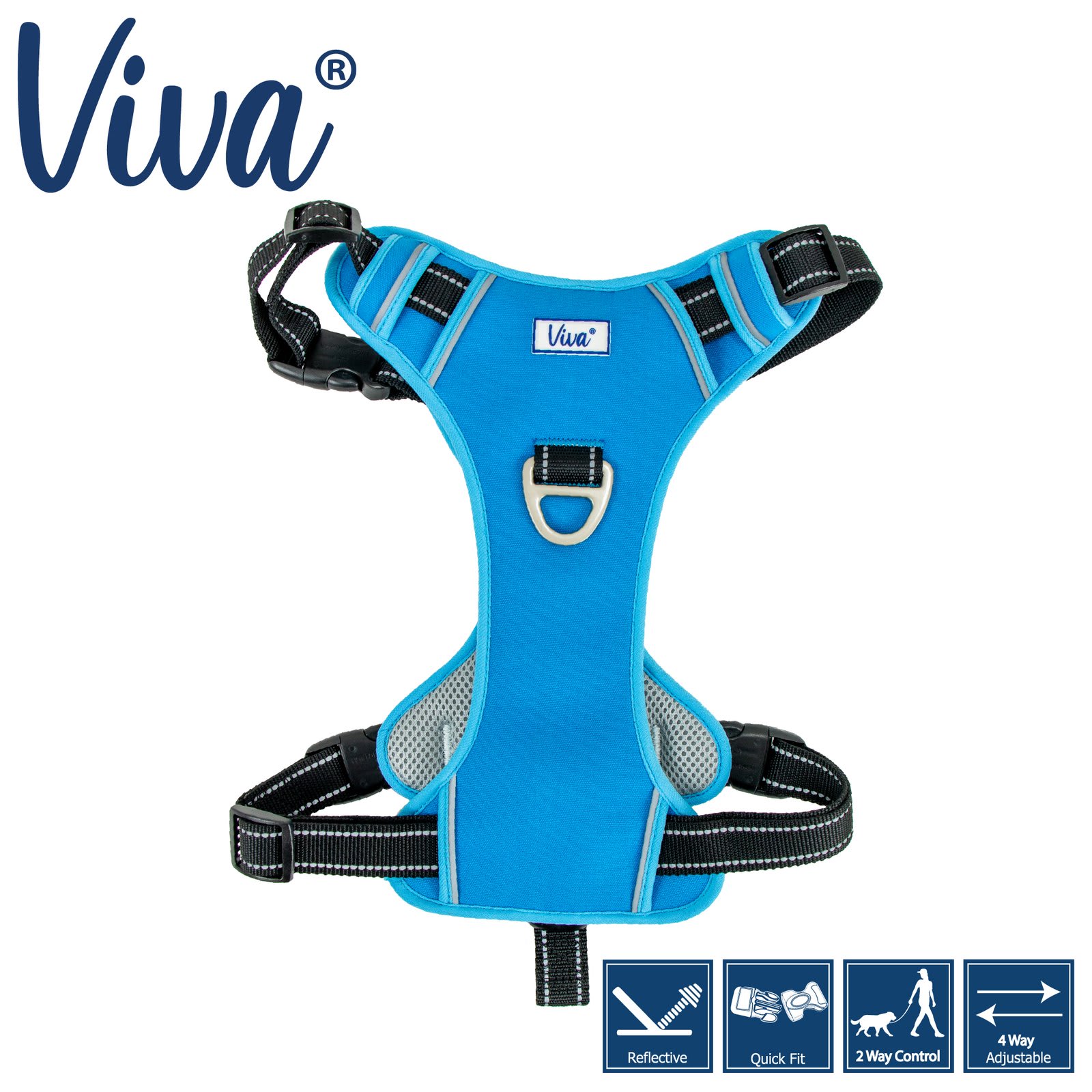 Viva Dog Travel Harness - Blue