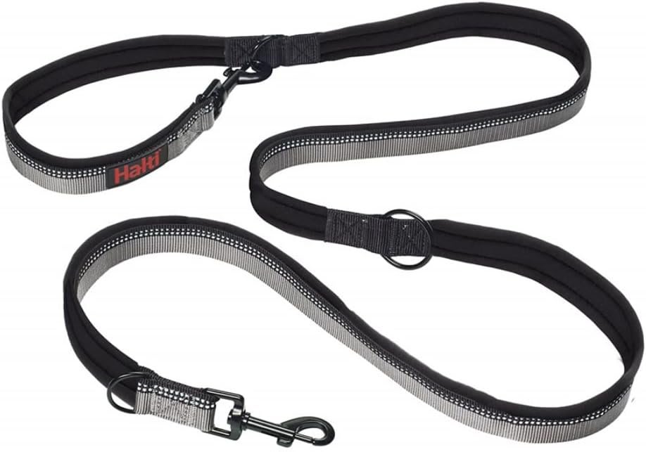 HALTI Double Ended Dog Lead - Black