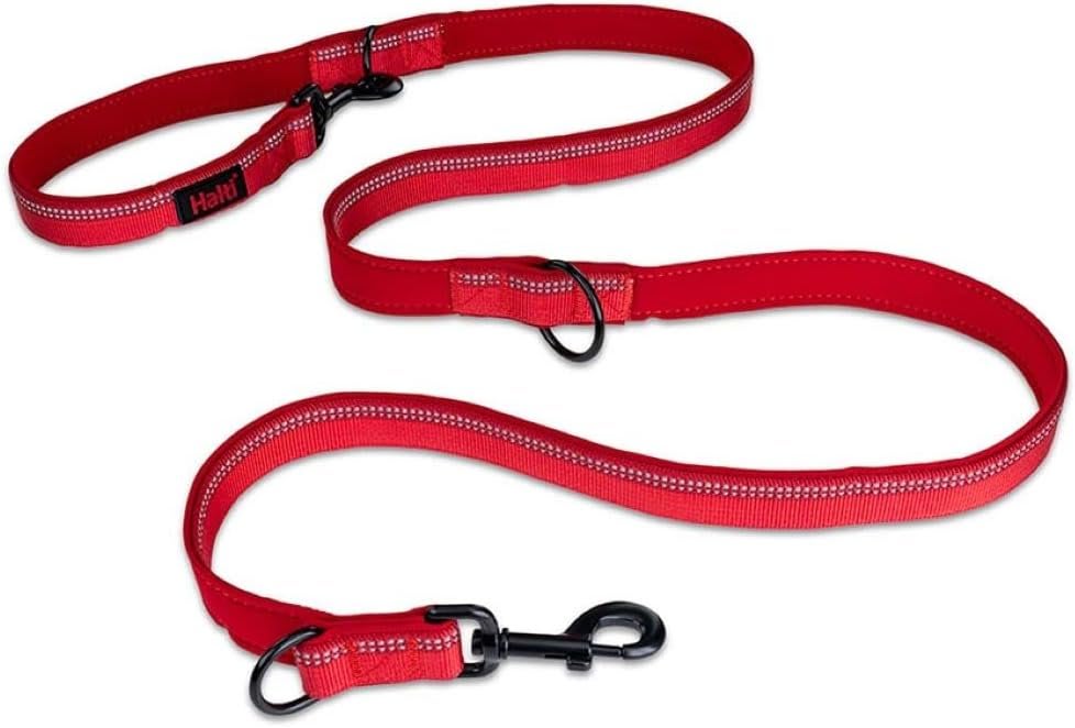 HALTI Double Ended Dog Lead - Red