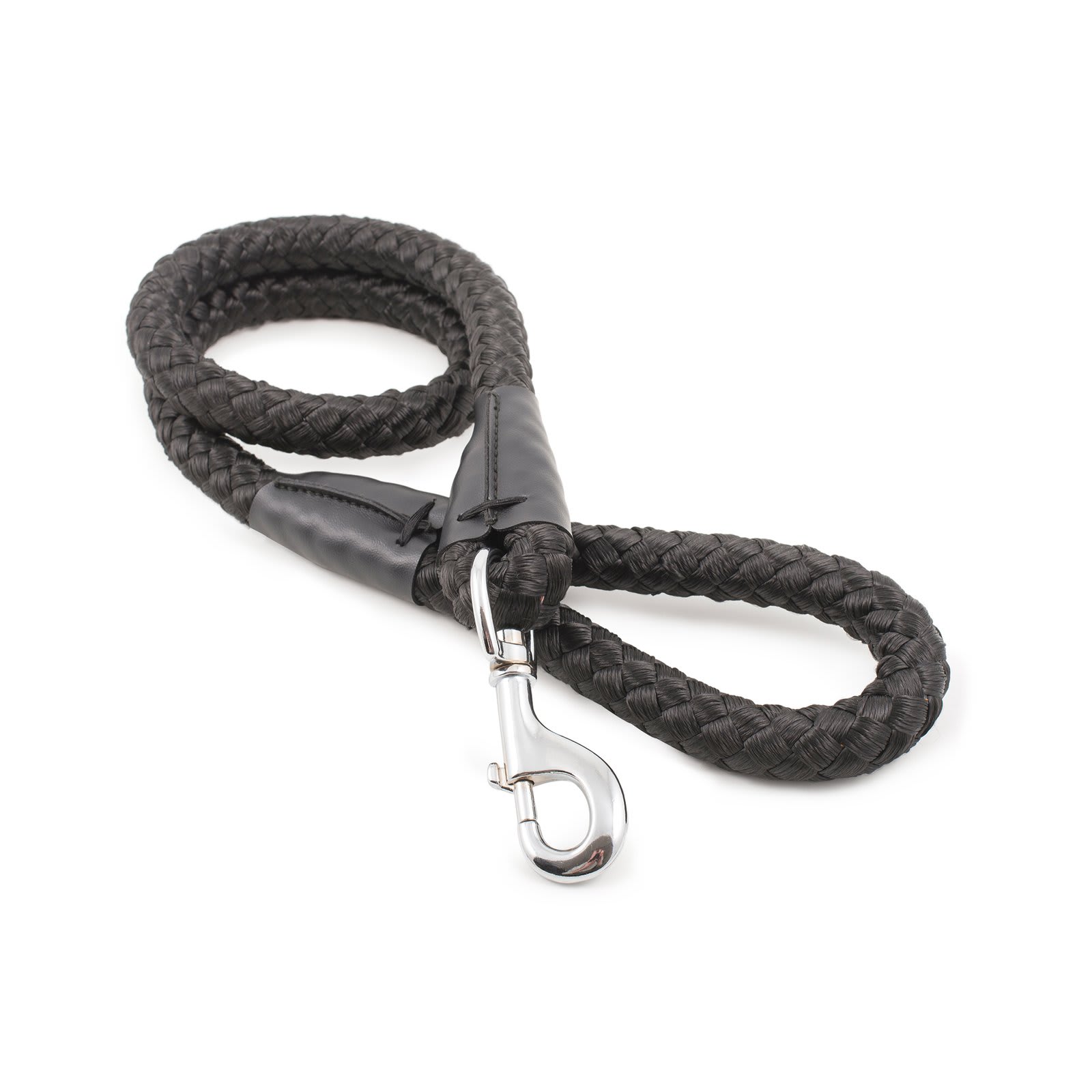 Super Strong Rope Dog Lead - Black