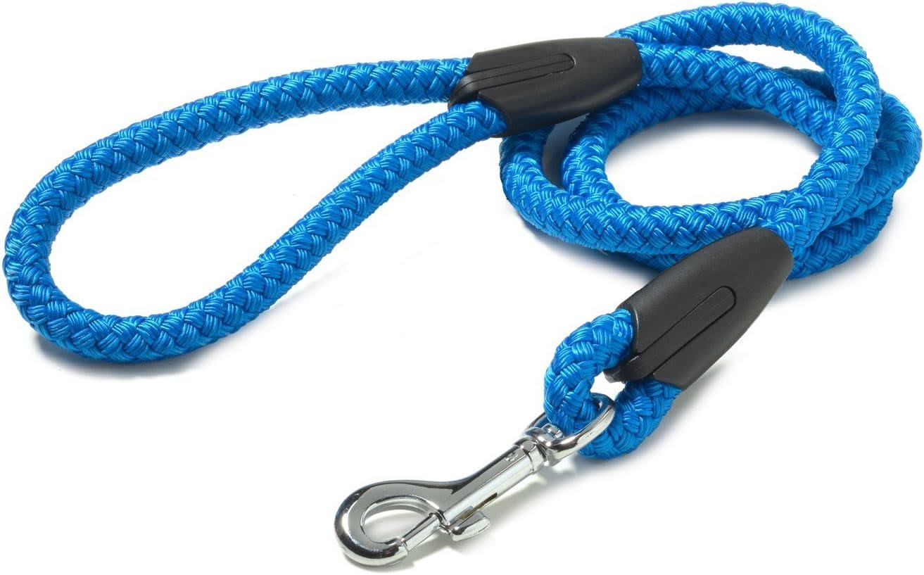 Rope Trigger Dog Lead - Blue