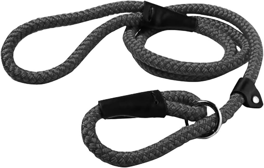 Rope Dog Slip Lead - Black