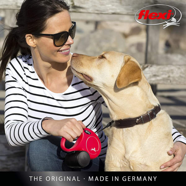Flexi Dog Lead (Tape) - Classic Black