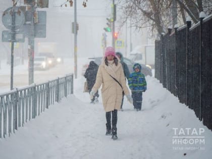 В некоторых районах Татарстана ожидаются морозы