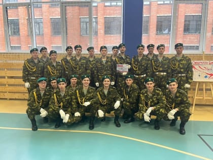 Студенты НХТИ приняли участие в городском Смотре-конкурсе строя и песни, посвященном Дню защитника Отечества среди студентов высших и средне-профессиональных образовательных органи