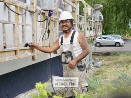 Челнинский художник приступил к работе над муралом Мусы Джалиля