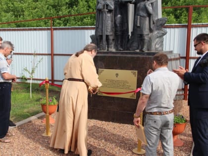 В Спасском районе открыли новый памятник
