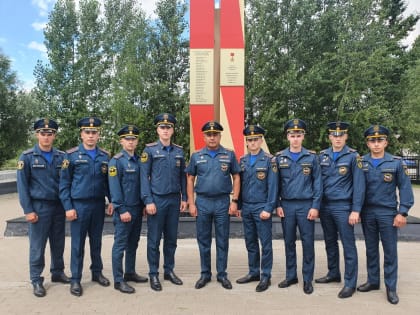Выпускников ВУЗов МЧС России из Татарстана поздравили с началом службы в рядах МЧС
