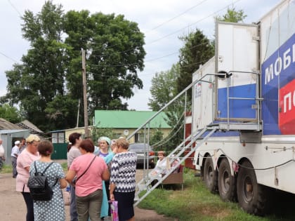 Мобильная поликлиника продолжает путь по сёлам Нурлатского района