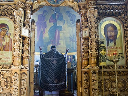 В среду первой седмицы Великого поста будет совершена Литургия Преждеосвященных Даров