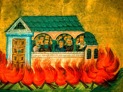 10 января. Память мучеников 20 000, в Никомидии в церкви сожженных