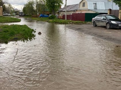 Казанский поселок затопило