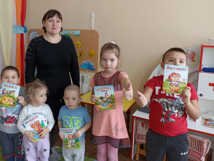 3 марта библиотекарь Старокарабаянской сельской библиотеки встретилась с детьми, посещающими детский сад «Кояшкай».