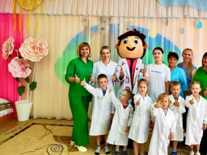 Дошкольную группу МБОУ «Старогришкинская ООШ» посетили гости из детского сада №10 «Рябинушка».