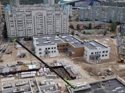 Строительство детсада по ул.Адоратского завершено на 78%