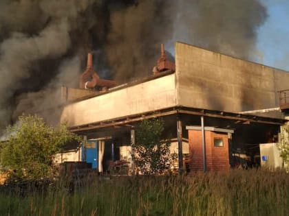 В Казани локализовали пожар на складе завода «Хитон»