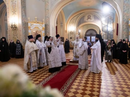 В праздник Обрезания Господня митрополит Кирилл совершил Литургию в Свияжском Иоанно-Предтеченском монастыре