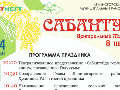 Сабантуй-2024 в Лениногорске: программа праздника