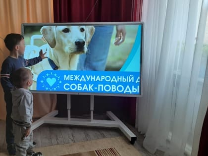 Реабилитантам центра «Возрождение» рассказали о собаках-поводырях