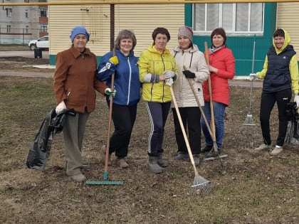 В Актанышском районе прошли весенние субботники