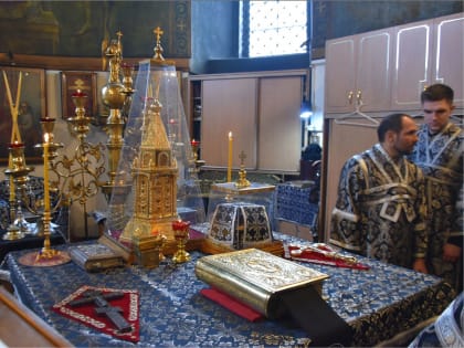 Правящий архиерей Набережночелнинской епархии возглавил богослужения в честь великомученика Феодора Тирона [+Видео]