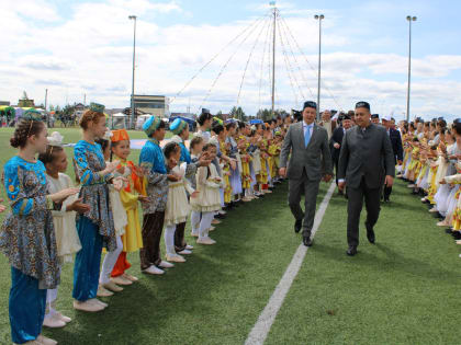 Марат Айзатуллин посетил праздник Сабантуй в Высокогорском районе РТ